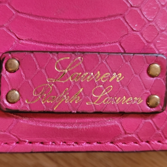 Ralph Lauren bifold pink wallet - Picture 4 of 10